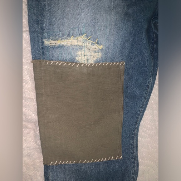 Polo Ralph Lauren Women's Patchwork Slim Boyfriend Jeans - Picture 3 of 7